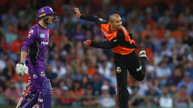 Ashton Agar of the Scorchers. Picture: Paul Kane/Getty