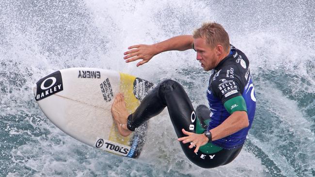 Adam Melling mixed it with the world’s best surfers during his seven years of world surfing’s professional tour. Picture: Hamish Blair