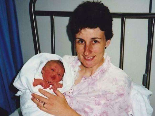 Stephanie Scott’s family have shared photos of her on Facebook, including this image of her as a newborn with her mother Merrilyn, on what would have been her 27th birthday.