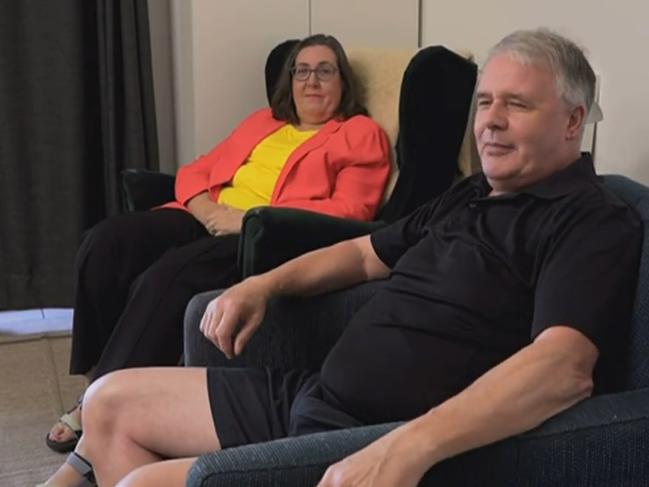 Mark Goodrick and Jennifer Searson appeared on 730 this week. Picture: ABC