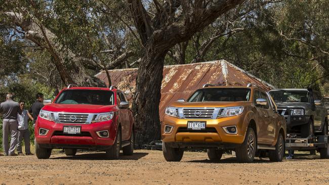 The 2018 Nissan Navara undergoing testing in Australia. Pic: Supplied.