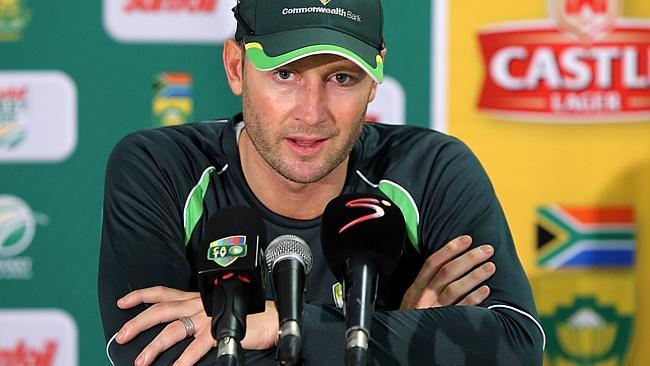 Australian captain Michael Clarke has had a lean run with the bat. Picture: Getty Images