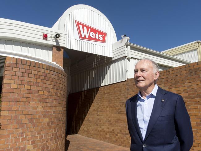 Les Weis outside the Weis factory purchased by Unilever. Pic 17th Aug, 2017