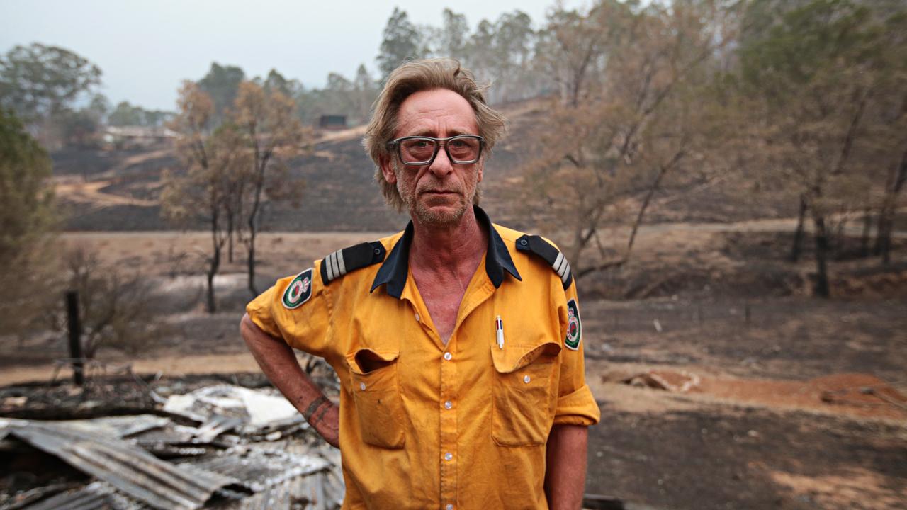 Wytaliba rural fire captain Kym Jermey in the small community's cemetery. Picture: Adam Yip