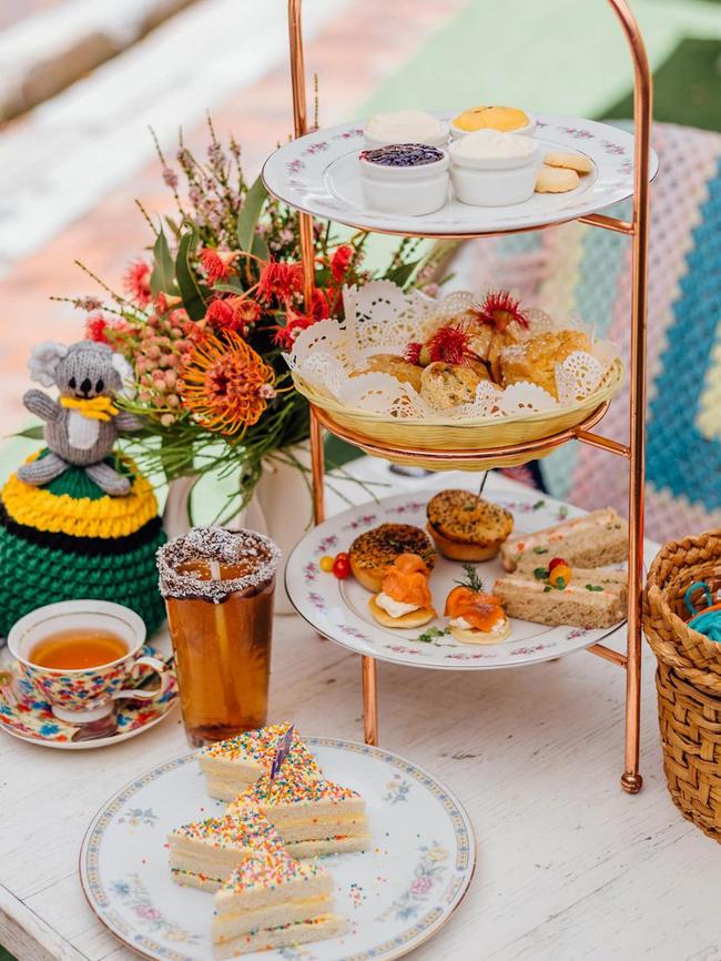 The Tea Cosy’s Bush Tucker High Tea. Picture: Supplied