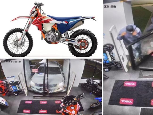 Man charged over alleged Gladstone Motorcycles ram-raid