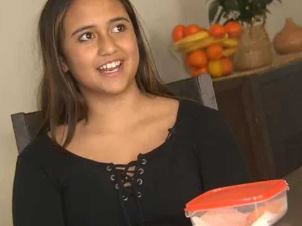 Miss Stuart has now been rewarded $20,000 from Doritos Australia for her “bold entrepreneurship” and “ingenuity". Picture: 9 News