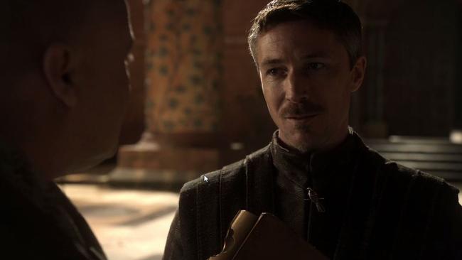 Varys and Littlefinger exchange tips on backstabbing.