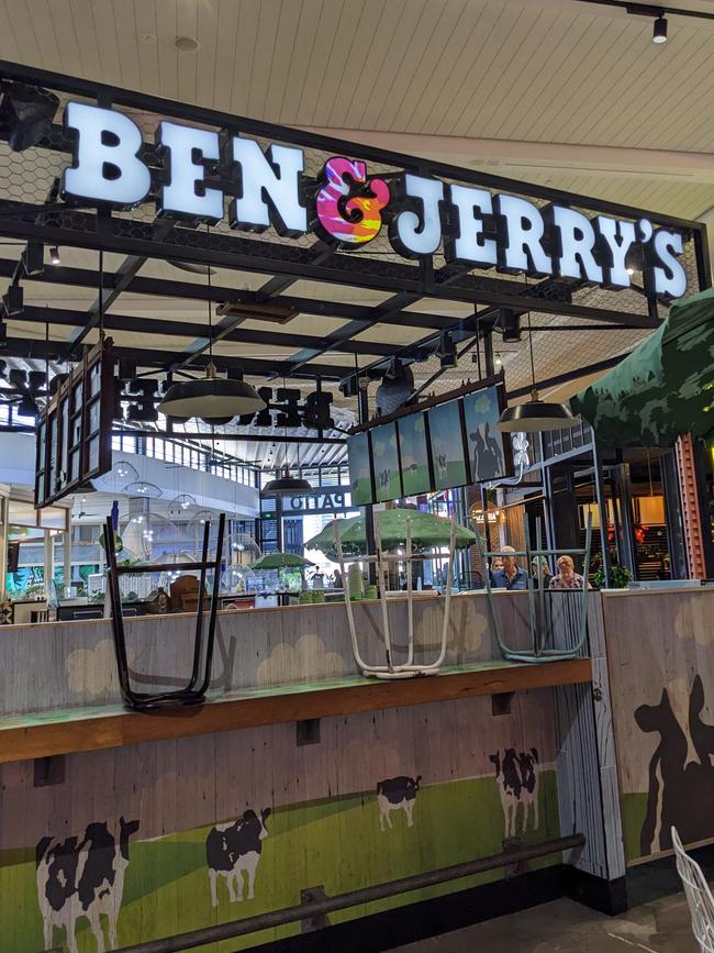 Ben & Jerry's at Pacific Fair is in liquidation