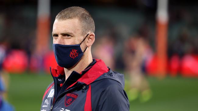 Simon Goodwin says this year’s Melbourne Demons side is a well placed to end the club’s 57-year premiership drought. Picture: Getty