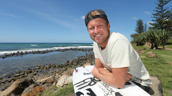 Surfer Taj Burrows is also anti-vax. Picture: Mike Batterham