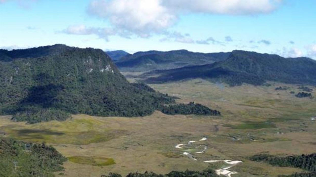 Mt Kare in the Papua New Guinea Highlands. A large gold mine is planned for the area.