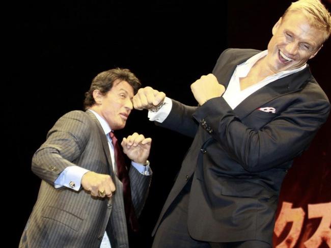 Lundgren shared a photo of himself and Stallone as he addressed the outburst.