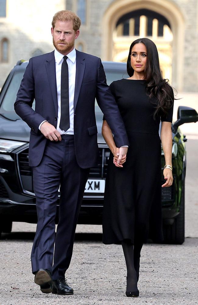 Julie Cross wonders if Prince Harry and Meghan Markle are planning their next Netflix series. Picture: Getty Images