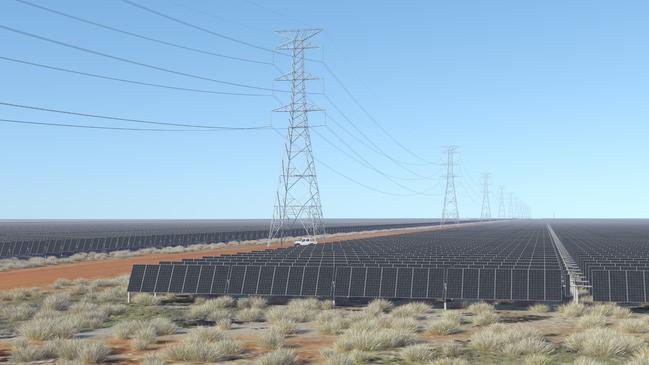 SunCable’s generation site in the Northern Territory.