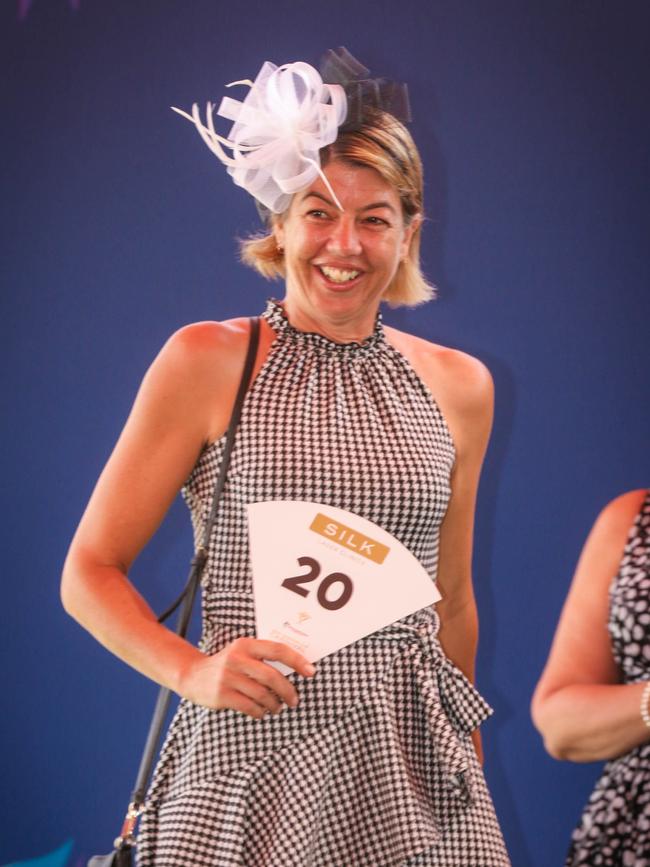 Kim Eishold at the 2021 Darwin Cup Carnival Derby Day. Picture: Glenn Campbell