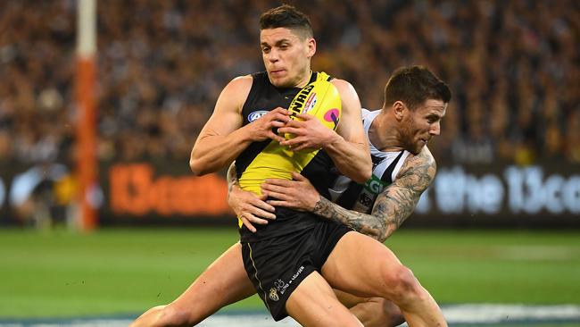 Dion Prestia started his career at the Gold Coast Suns before moving back to Victoria. Picture: Quinn Rooney, Getty Images.