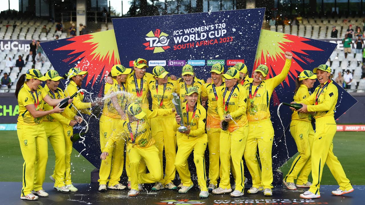 Meg Lanning has led Australia to yet another World Cup trophy. Picture: Getty