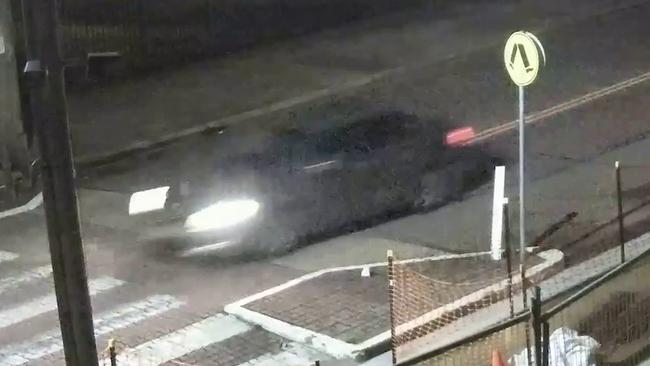 CCTV footage of several cars police believe were involved in the shooting.