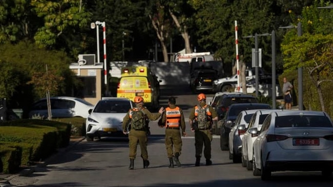 A Hezbollah drone strike hit Israeli Prime Minister Benjamin Netanyahu’s home in Caesarea last week. Picture: Amir Levy/Getty Images