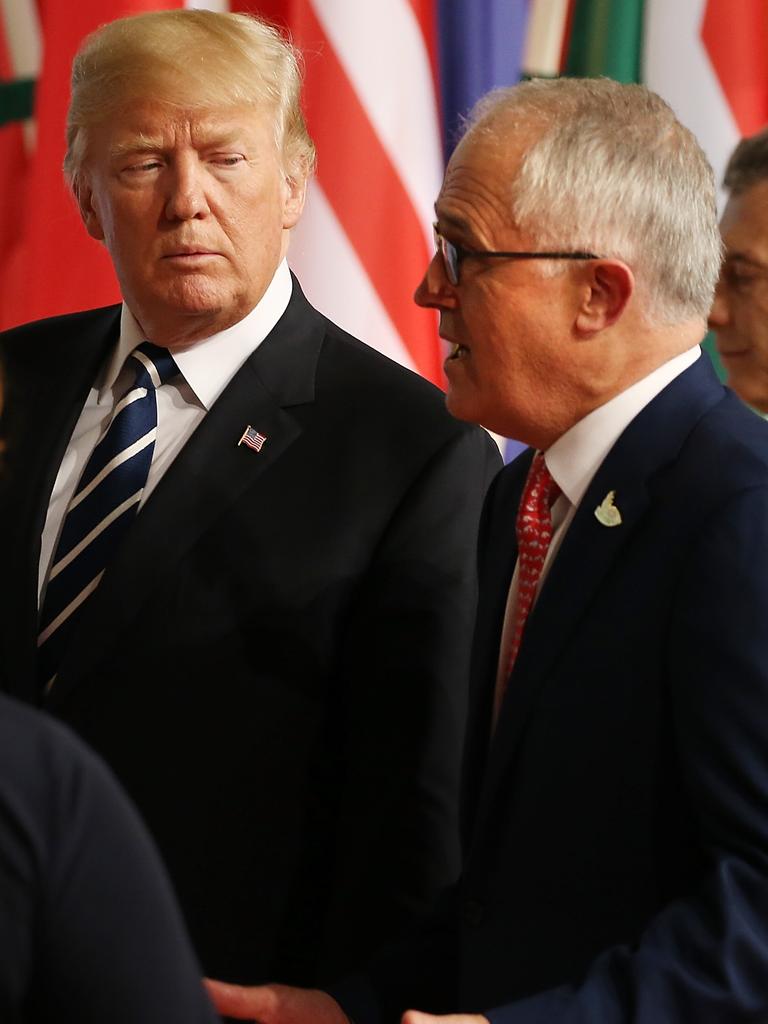 Former Australian Prime Minister Malcolm Turnbull had his own awkward phone call with Donald Trump in 2017. Picture: Kym Smith