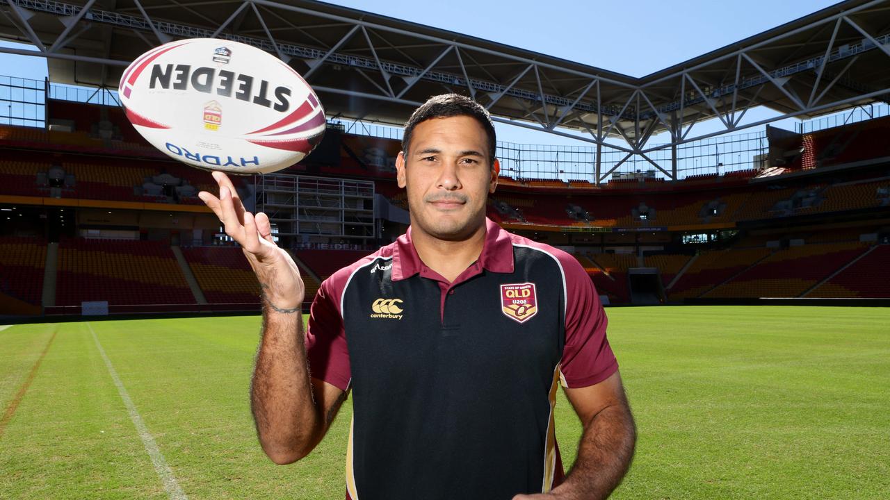 Justin Hodges is the new Maroons assistant coach. Pic Darren England.