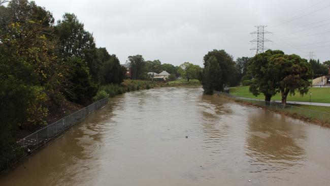 Sydney storm, June 2016: Cooks River flooding at Croydon Park