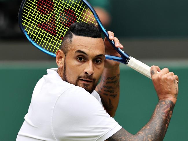 Kyrgios has condemned the treatment of his long-term sparring partner. Picture: Getty Images