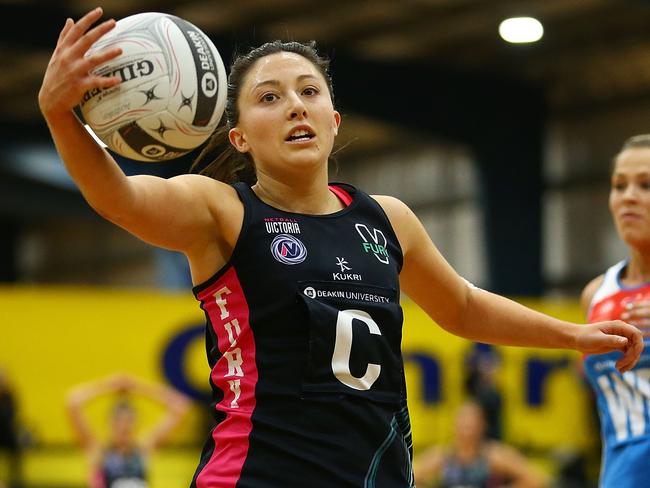 Molly Jovic in action for the Fury during 2018. Picture: Mark Nolan/Getty Images