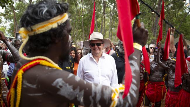 The Prime Minister Anthony Albanese attends The Garma Festival.