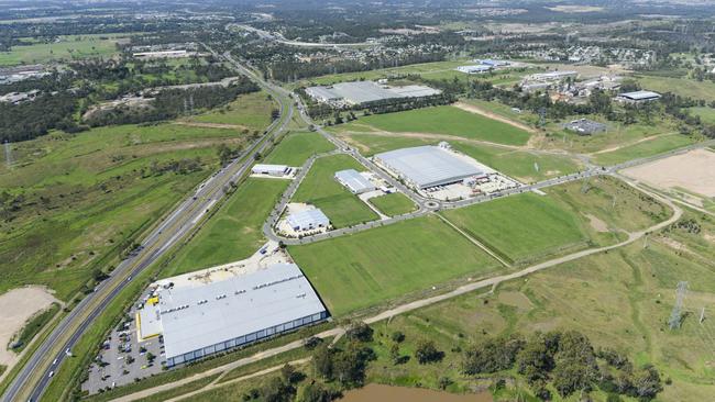 An aerial of Walker Corp's Citiswich business park.