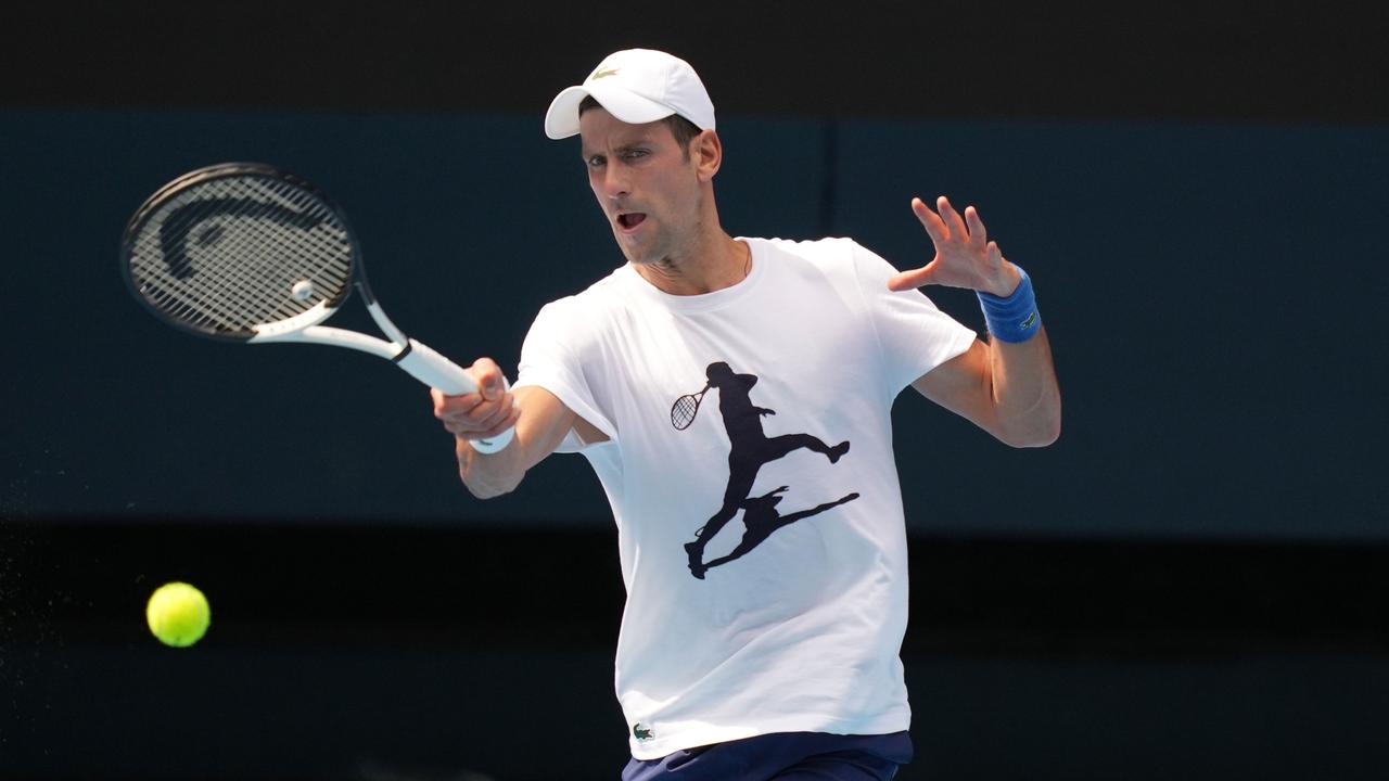 Djokovic will have to overcome his worst ever preparation for the Australian Open. Photo: Scott Barbour/TENNIS AUSTRALIA