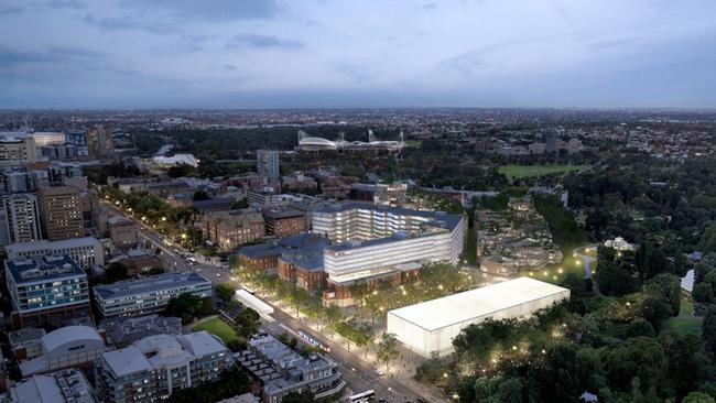 A concept drawing for redevelopment of the old Royal Adelaide Hospital site. Source: Supplied