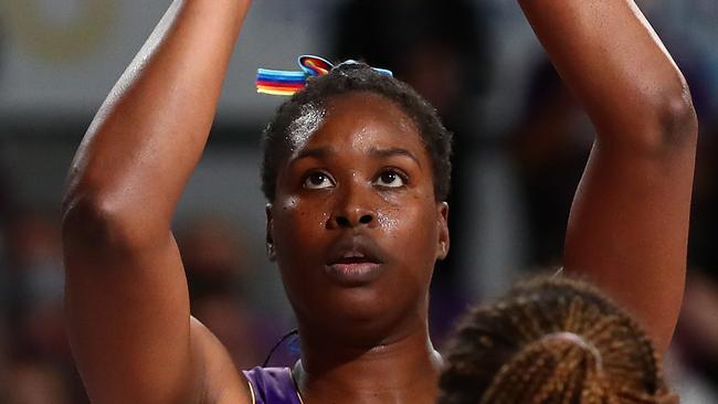 Romelda Aiken-George is the victim of an inadequate maternity leave policy within netball, among other womens’ sports. Picture: Getty Images