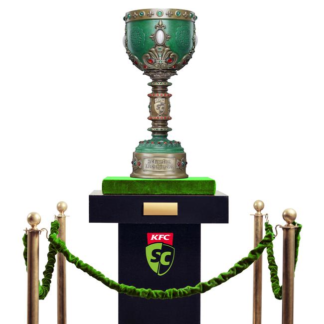 KFC SuperCoach Holy Grail trophy.