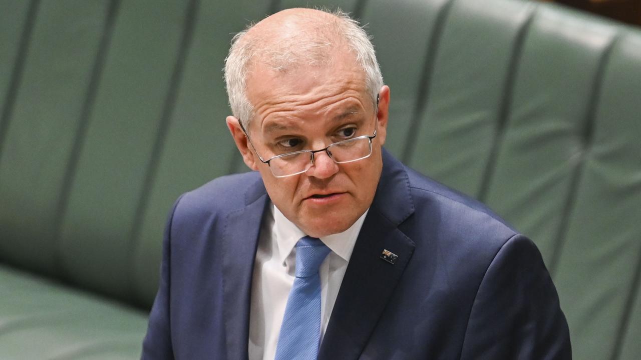 Scott Morrison said the election will be “in mid May”. Picture: Martin Ollman/Getty Images.