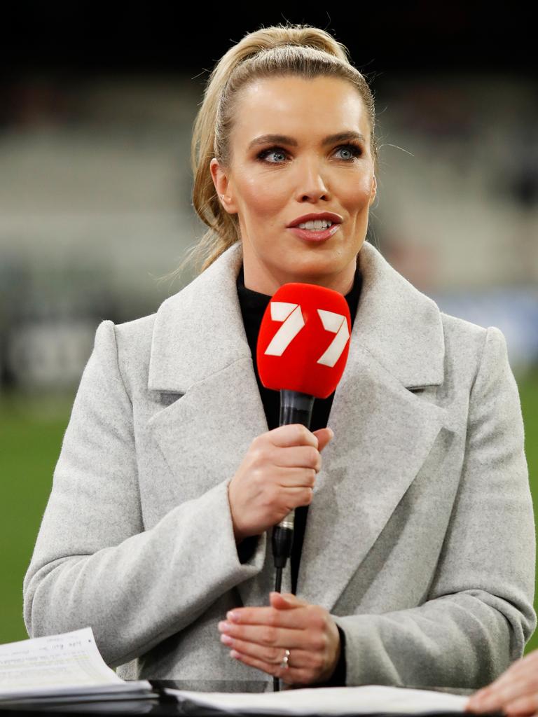 Abbey Holmes believes the AFL missed an opportunity. (Photo by Dylan Burns/AFL Photos via Getty Images)