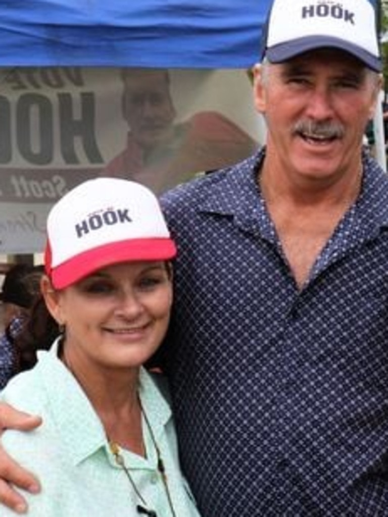 Campaign manager Judith Ann Schulz (left) was charged with stalking and attempting to extort her former client, Scott Henschen (right). Picture: Facebook