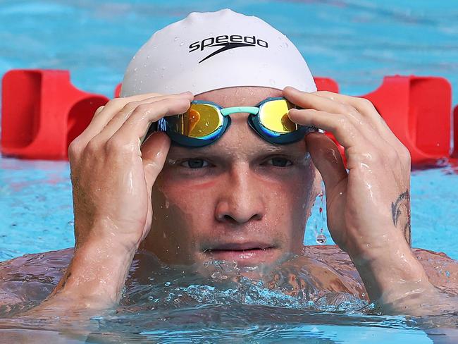 2023 Australian Swimming Championships on the Gold Coast.Cody Simpson during his first heat.Picture: NIGEL HALLETT