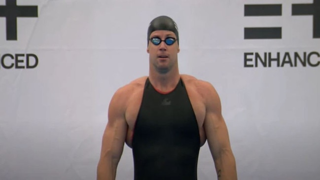 James Magnussen shows off his incredible transformation. Image: Enhanced Games