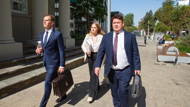 Defence lawyer Anthony Elliott put to the court that many people had a debt greater than his client’s, and questioned whether it made someone a murderer. Picture: NewsWire / Ross Swanborough.