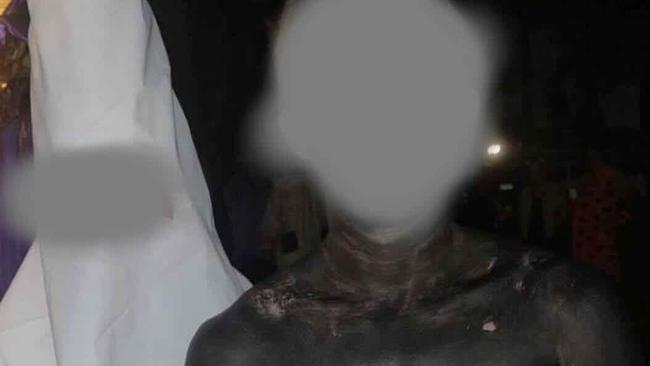 The photo of two youths, one in a Ku Klux Klan hood and another in blackface has horrified Maryborough residents.