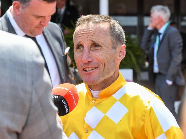 Damien Oliver has won three Melbourne Cups. Picture: Brett Holburt