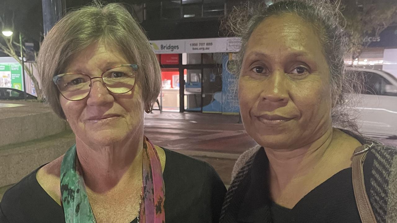 Juanita Varley (left) and Leone Joseph (right) attended the Candle Lighting Ceremony.