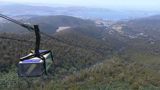 Hobart City Council aldermen said the council should write to the Government expressing concern over impending works on kunanyi/Mt Wellington. Picture: SUPPLIED