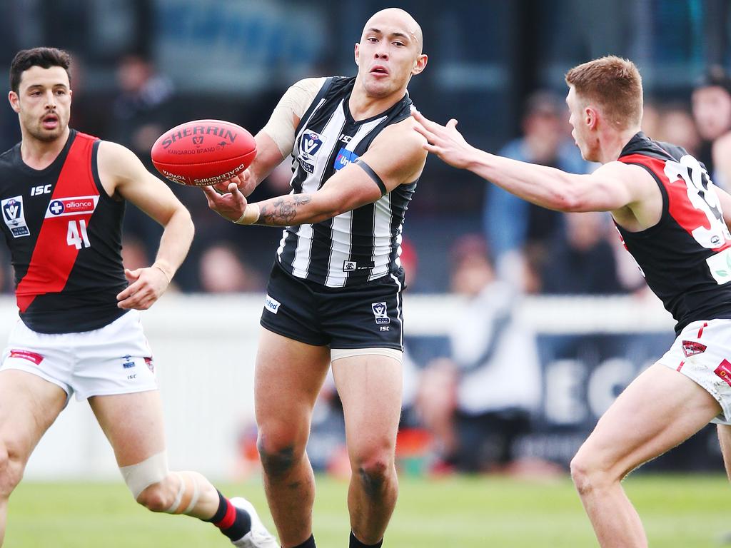 Alex Woodward in action for Collingwood. Picture: Getty Images