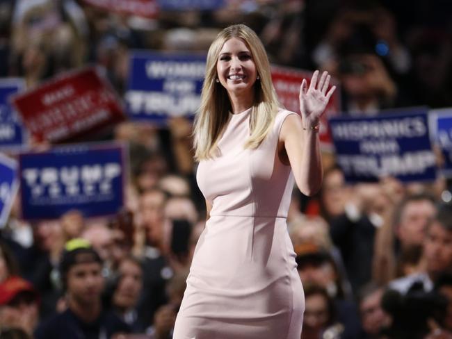 Ivanka Trump at the 2016 campaign. Picture: Reuters