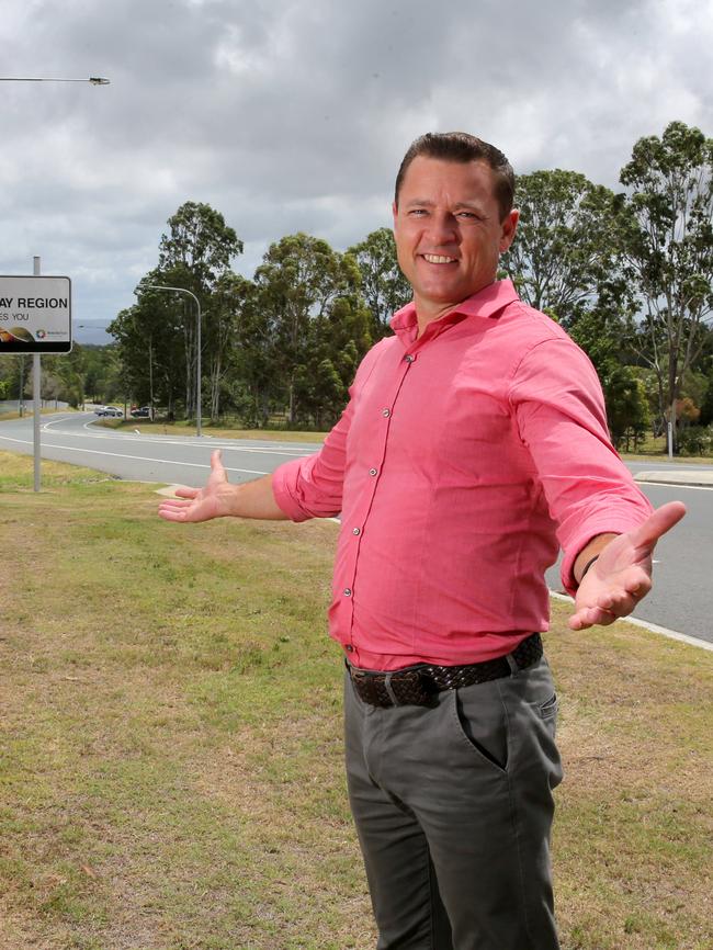 Councillor Adam Hain who has labelled Caboolture and the Comeback Kid