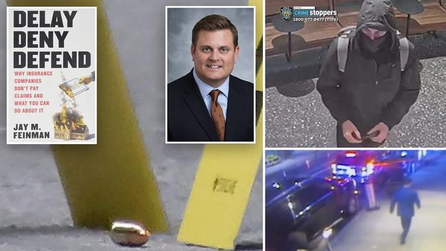 The gunman used a Sharpie to leave coded messages including “deny,” “defend” and “depose” on the bullets used in the shooting of Brian Thompson, words used in the title of a 2010 book that criticises the tactics insurers use to avoid paying claims.