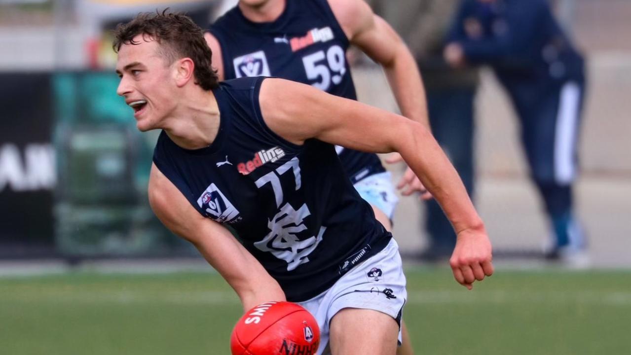 Will White gets busy for the VFL Blues last year.